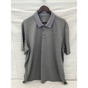 Adidas Golf Polo Shirt 2XL Gray Recycled Polyester Short Sleeve Men's Top